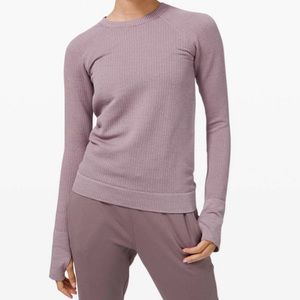 NWT 🍋Lululemon Women Rest Less Pullover-Bubble Dot Violet Verbena/Chrome  size 4